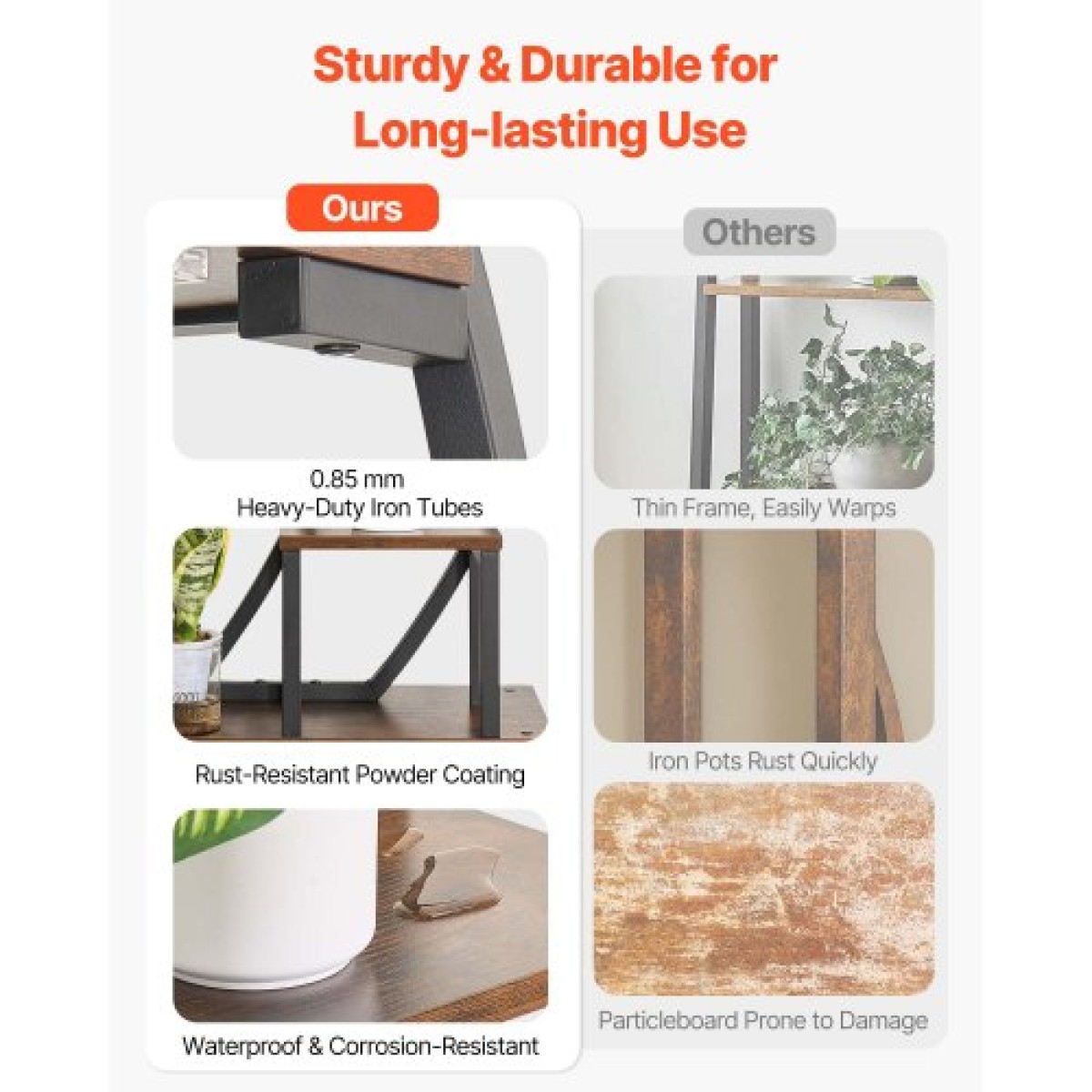 Βάση φυτών VEVOR Indoor with Grow Lights, Φωτιζόμενη ράφι φυτών 9 επιπέδων ύψους 160 cm, μεταλλική γωνιακή βάση για φυτά, 3 χρονοδιακόπτη & 10 φωτεινότητα, καμπύλη σχάρα προβολής λουλουδιών για διακόσμηση μπαλκονιού σαλονιού