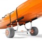 Καρότσι VEVOR Kayak, χωρητικότητα 158,8 κιλών, Καρότσι Kayak με φουσκωτά ελαστικά PU 30,5 cm & 2 ιμάντες, συναρμολογείται & αποσυναρμολογείται μέσα σε δευτερόλεπτα, καροτσάκι Paddle Board για μεταφορά καγιάκ και κανό
