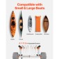 Καρότσι VEVOR Kayak, χωρητικότητα 158,8 κιλών, Καρότσι Kayak με φουσκωτά ελαστικά PU 30,5 cm & 2 ιμάντες, συναρμολογείται & αποσυναρμολογείται μέσα σε δευτερόλεπτα, καροτσάκι Paddle Board για μεταφορά καγιάκ και κανό