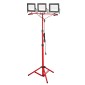 VEVOR LED Φως εργασίας με βάση, 21000 Lumens, Φορητό φως κάμπινγκ τριών κεφαλών με ατομικό διακόπτη, βάση τριπόδου, καλώδιο τροφοδοσίας 3,3 m, για την κατασκευή εσωτερικού εξωτερικού χώρου εργασίας, IP65 αδιάβροχο