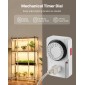 Θερμοκήπιο εσωτερικού χώρου VEVOR με Grow Light, Βάση φυτών 4 επιπέδων ύψους 150 cm με διαφανές κάλυμμα, χρονοδιακόπτη & υγρόμετρο, φώτα ανάπτυξης πλήρους φάσματος 180W, θήκη ραφιών για φυτά εσωτερικού χώρου με μεταλλικό φωτισμό