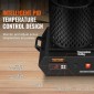 Φούρνος τήξης χρυσού VEVOR, 1350W, μέγιστη θερμοκρασία 1150°C, Ψηφιακός ηλεκτρικός φούρνος τήξης με 1 kg και 3 kg κεραμικά χωνευτήρια, λαβίδες χωνευτηρίου και γάντια, για χρυσό, ασήμι, αλουμίνιο, χαλκό