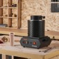 Φούρνος τήξης χρυσού VEVOR, 1350W, μέγιστη θερμοκρασία 1150°C, Ψηφιακός ηλεκτρικός φούρνος τήξης με 1 kg και 3 kg κεραμικά χωνευτήρια, λαβίδες χωνευτηρίου και γάντια, για χρυσό, ασήμι, αλουμίνιο, χαλκό