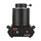 Φούρνος τήξης χρυσού VEVOR, 1350W, μέγιστη θερμοκρασία 1150°C, Ψηφιακός ηλεκτρικός φούρνος τήξης με 1 kg και 3 kg κεραμικά χωνευτήρια, λαβίδες χωνευτηρίου και γάντια, για χρυσό, ασήμι, αλουμίνιο, χαλκό
