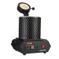 Φούρνος τήξης χρυσού VEVOR, 1350W, μέγιστη θερμοκρασία 1150°C, Ψηφιακός ηλεκτρικός φούρνος τήξης με 1 kg και 3 kg κεραμικά χωνευτήρια, λαβίδες χωνευτηρίου και γάντια, για χρυσό, ασήμι, αλουμίνιο, χαλκό