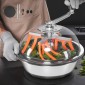 Κόψιμο φύλλων VEVOR Bud Leaf, 335 mm Χειροκίνητο κουρευτικό μπουμπουκιού, με κοφτερές λεπίδες από ανοξείδωτο χάλυβα, οπτική κοπή, υγρή και ξηρή υδροπονική μηχανή κοπής, περιστρεφόμενη περιστροφή κοπής για φυτά φύλλα μπουμπούκια λουλούδια