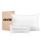 Μαξιλάρι κρεβατιού VEVOR για ύπνο, Queen Size Luxury Quality Μαξιλάρι ξενοδοχείου με Memory Foam Γέμισμα, Υποστηρικτικό & Ρυθμιζόμενο, Περιλαμβάνει Μαξιλαροθήκη από Φυσική Ίνα, Κλινοσκεπάσματα για την πλάτη, το στομάχι και τα πλαϊνά κρεβάτια