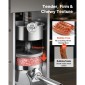 VEVOR Electric Sausage Stuffer, 22 LBS / 10 L Vertical Meat Stuffer, Stepless Speed ​​Control and Foot Pedal, Inox Heavy Duty Γεμιστικό Λουκάνικου με 4 Σωλήνες Γέμισης, για Εμπορική & οικιακή χρήση