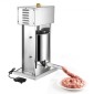 VEVOR Electric Sausage Stuffer, 22 LBS / 10 L Vertical Meat Stuffer, Stepless Speed ​​Control and Foot Pedal, Inox Heavy Duty Γεμιστικό Λουκάνικου με 4 Σωλήνες Γέμισης, για Εμπορική & οικιακή χρήση