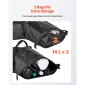 Τσάντες σέλας VEVOR μοτοσικλέτας, 28 L (14 L x 2) Πλαϊνές τσάντες σέλας μεγάλης χωρητικότητας συμβατές με τις περισσότερες μοτοσυκλέτες, Αδιάβροχη εξωτερική αθλητική μοτοσικλέτα αποθήκευσης αποσκευών τσάντα ώμου με ιμάντα κάτω, μαύρο