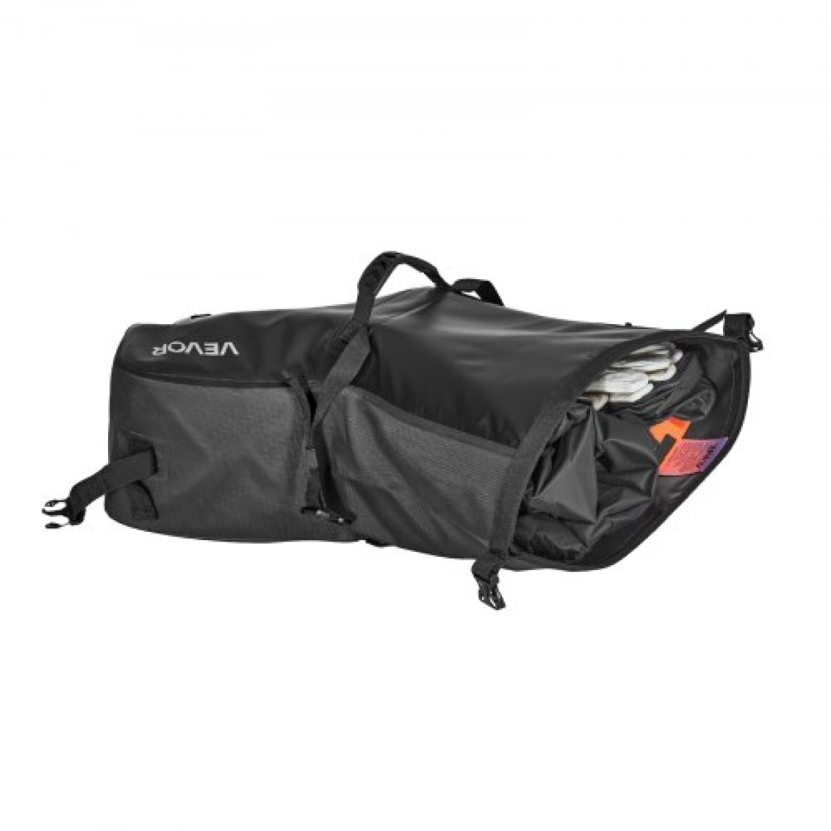 Τσάντες σέλας VEVOR μοτοσικλέτας, 28 L (14 L x 2) Πλαϊνές τσάντες σέλας μεγάλης χωρητικότητας συμβατές με τις περισσότερες μοτοσυκλέτες, Αδιάβροχη εξωτερική αθλητική μοτοσικλέτα αποθήκευσης αποσκευών τσάντα ώμου με ιμάντα κάτω, μαύρο