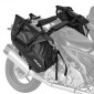 Τσάντες σέλας VEVOR μοτοσικλέτας, 28 L (14 L x 2) Πλαϊνές τσάντες σέλας μεγάλης χωρητικότητας συμβατές με τις περισσότερες μοτοσυκλέτες, Αδιάβροχη εξωτερική αθλητική μοτοσικλέτα αποθήκευσης αποσκευών τσάντα ώμου με ιμάντα κάτω, μαύρο