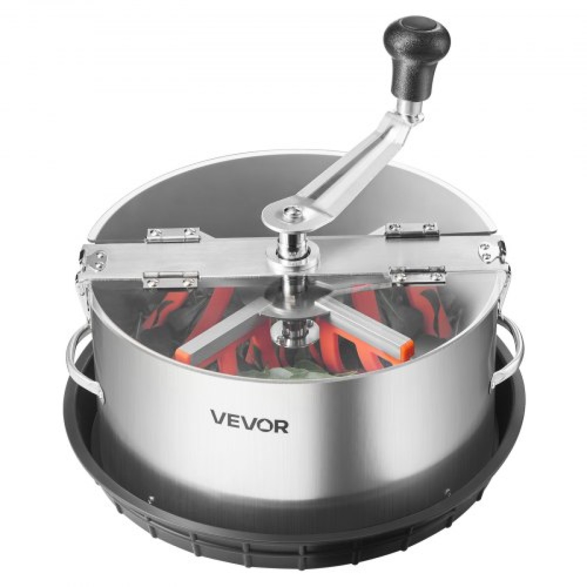 VEVOR Manual Bud Leaf Trimmer, 300mm Reaper Bowl Bud Trimmer με λεπίδες από ανοξείδωτο χάλυβα, οπτική κοπή, υγρή και ξηρή υδροπονική μηχανή κοπής με δίσκο, περιστρεφόμενη περιστροφή για λουλούδια φυτών
