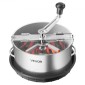 VEVOR Manual Bud Leaf Trimmer, 300mm Reaper Bowl Bud Trimmer με λεπίδες από ανοξείδωτο χάλυβα, οπτική κοπή, υγρή και ξηρή υδροπονική μηχανή κοπής με δίσκο, περιστρεφόμενη περιστροφή για λουλούδια φυτών