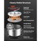 VEVOR Manual Bud Leaf Trimmer, 300mm Reaper Bowl Bud Trimmer με λεπίδες από ανοξείδωτο χάλυβα, οπτική κοπή, υγρή και ξηρή υδροπονική μηχανή κοπής με δίσκο, περιστρεφόμενη περιστροφή για λουλούδια φυτών