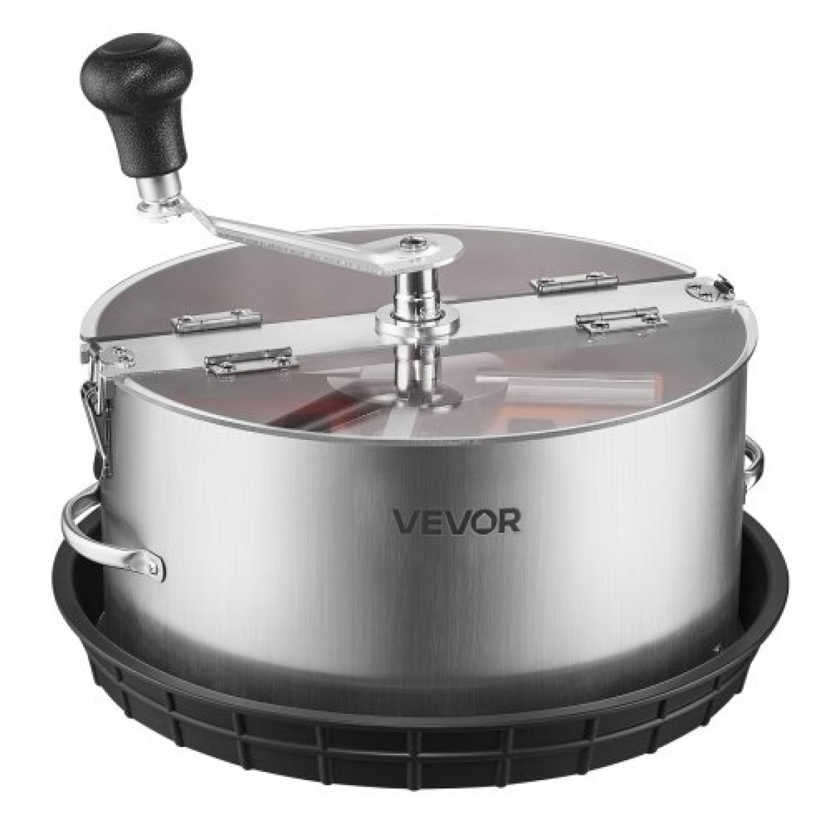 VEVOR Manual Bud Leaf Trimmer, 300mm Reaper Bowl Bud Trimmer με λεπίδες από ανοξείδωτο χάλυβα, οπτική κοπή, υγρή και ξηρή υδροπονική μηχανή κοπής με δίσκο, περιστρεφόμενη περιστροφή για λουλούδια φυτών