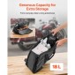 VEVOR Motorcycle Saddlebag Liner Bag, 18 L Insert Storage Travel Bag Bagage Organizer, Συμβατό με Harley Davidson 1993-2022 Touring Road/Street Glide/Electra Glide/Road King Saddlebag, μαύρο