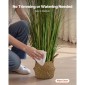 Φυτό τεχνητού γρασιδιού VEVOR, 1194 χλστ. Reed Flower Grass in Pot, Premium PVC Faux Fake Greenery Thrubs Fort for Indoor Outdoor House Home Garden Decoration Room Office, Homewarming, 1 Pack Green