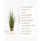 Φυτό τεχνητού γρασιδιού VEVOR, 1194 χλστ. Reed Flower Grass in Pot, Premium PVC Faux Fake Greenery Thrubs Fort for Indoor Outdoor House Home Garden Decoration Room Office, Homewarming, 1 Pack Green