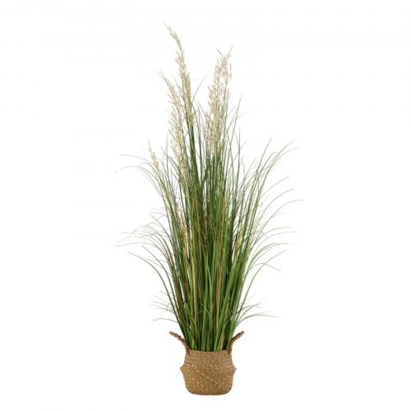 Φυτό τεχνητού γρασιδιού VEVOR, 1194 χλστ. Reed Flower Grass in Pot, Premium PVC Faux Fake Greenery Thrubs Fort for Indoor Outdoor House Home Garden Decoration Room Office, Homewarming, 1 Pack Green