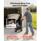 VEVOR Electric Trailer Dolly, 1633 kg Μέγιστο βάρος ρυμουλκούμενου 272 kg Max Tongue Weight, DC 24V 800W Motorized Trailer Dolly with 50 & 47,6 mm Hitch Balls for RV Campers, Cargo & Utility, Boat Trailers