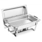 VEVOR Rectangle Chafing Dish, 8,5L 2 Pack Stainless Steel Dish of Chafing, Food Warmer Chafer Complete σετ με κούφια λαβή, 1 λαβίδα φαγητού, καπάκι, θήκη καυσίμου, πιάτα τσαγιού για πάρτι γάμου