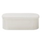 VEVOR Oval Storage Ottoman Πάγκος, Πτυσσόμενο Teddy Fleece End of Bed Bench, Πτυσσόμενο κρεβάτι με επένδυση Ottoman στήθος με μεγάλο αποθηκευτικό χώρο, υποστηρίζει 660 lbs, για σαλόνι, υπνοδωμάτιο, είσοδος, μπεζ