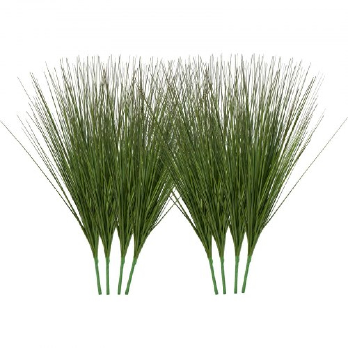 Φυτό τεχνητού γρασιδιού VEVOR, 686 χιλιοστά Faux Onion Grass Fake Greenery Shrubs, Premium PVC for Indoor Outdoor House Home Garden Decoration Room Office, Housewarming, 8 Pack Green