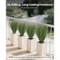 Φυτό τεχνητού γρασιδιού VEVOR, 686 χιλιοστά Faux Onion Grass Fake Greenery Shrubs, Premium PVC for Indoor Outdoor House Home Garden Decoration Room Office, Housewarming, 8 Pack Green