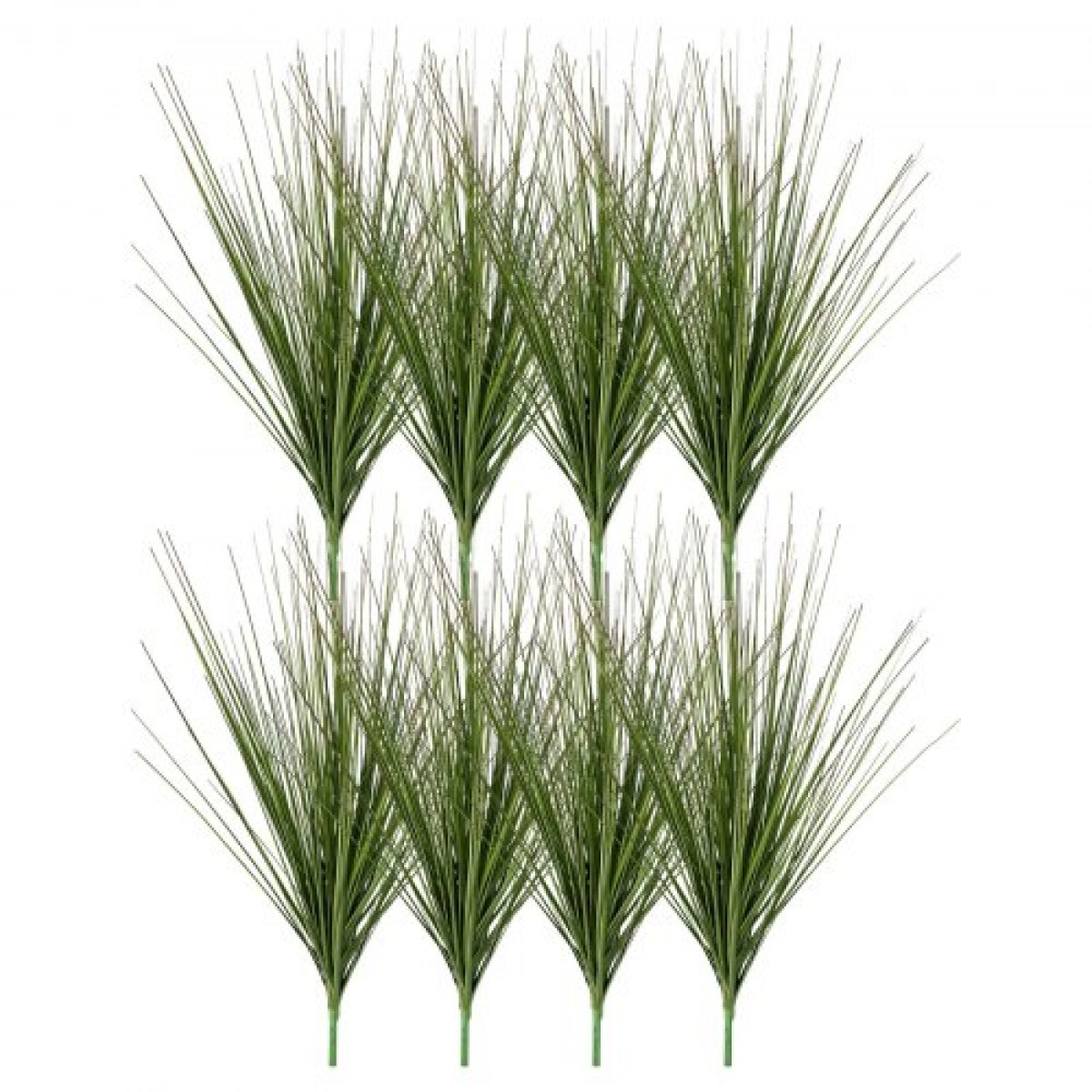 Φυτό τεχνητού γρασιδιού VEVOR, 686 χιλιοστά Faux Onion Grass Fake Greenery Shrubs, Premium PVC for Indoor Outdoor House Home Garden Decoration Room Office, Housewarming, 8 Pack Green
