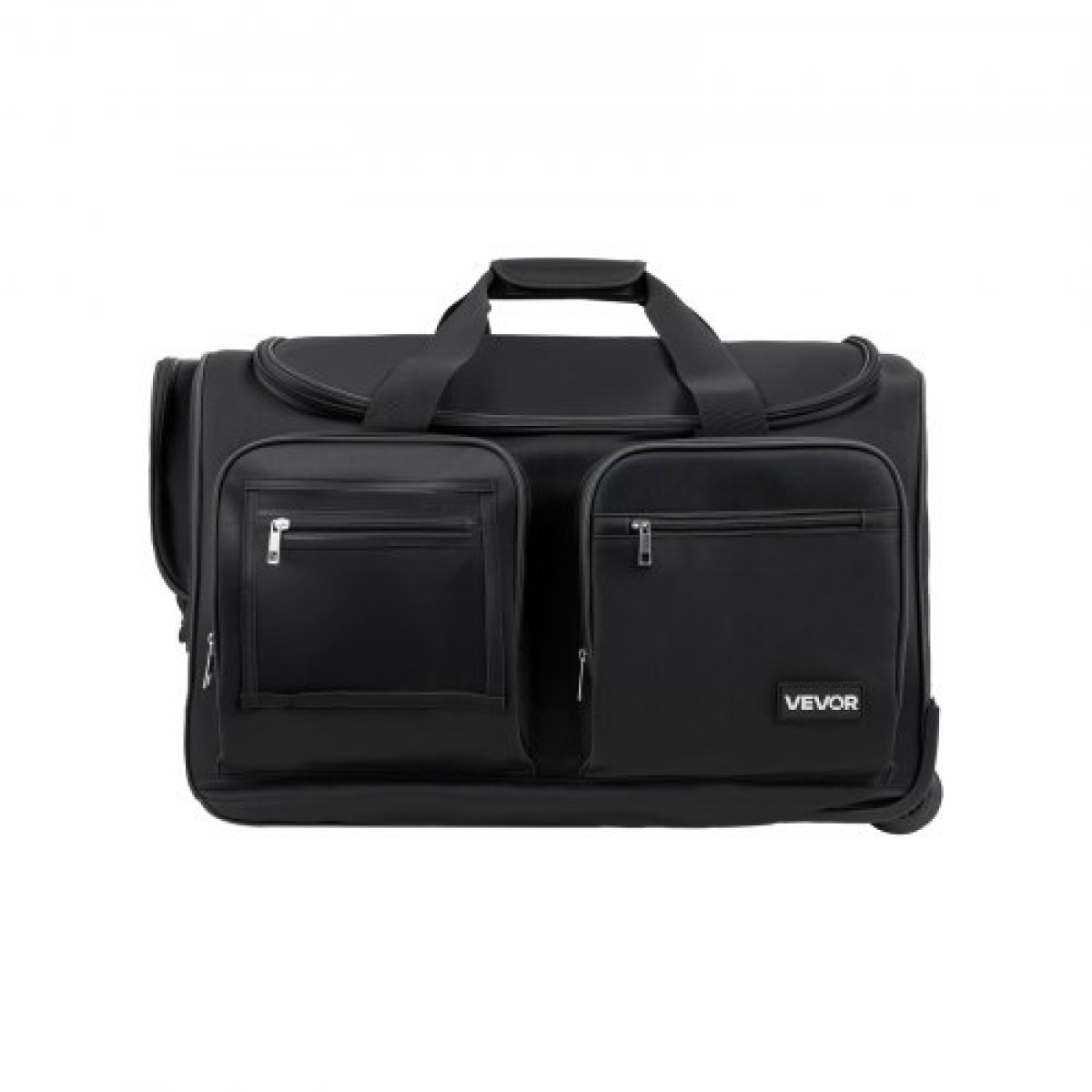 Τσάντα χορού VEVOR με ράφι ενδυμάτων, 584,2 mm Rolling Dance Duffel, με ρόδες, θύρα USB, ράφι ρούχων με ρυθμιζόμενο ύψος, κουρτίνα προστασίας απορρήτου, Ιδανικό για ταξίδια και αγώνες, Μαύρο ματ