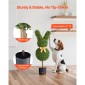 VEVOR Artificial Topiary Bunny-Shape Boxwood Ball, 2 Set 914mm Faux Boxwood Plant balls, Fake Silk Tree Look Real, Εύκολη συναρμολόγηση για διακόσμηση Μπροστινή βεράντα Εξωτερική βεράντα Κήπος Μπαλκόνι Πίσω αυλή Εσωτερική