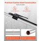 VEVOR Cargo Bar, Ratcheting Bar Cargo Ρυθμιζόμενη από 2261mm έως 2642mm, Σταθεροποιητής Cargos από χάλυβα βαρέως τύπου με αντιολισθητικό πέλμα ποδιών, ράβδοι κλειδαριάς φόρτωσης κρεβατιού φορτηγού για φορτηγό κουτί, ημιρυμουλκούμενο, ρυμουλκούμενο (2 ΤΕΜ)