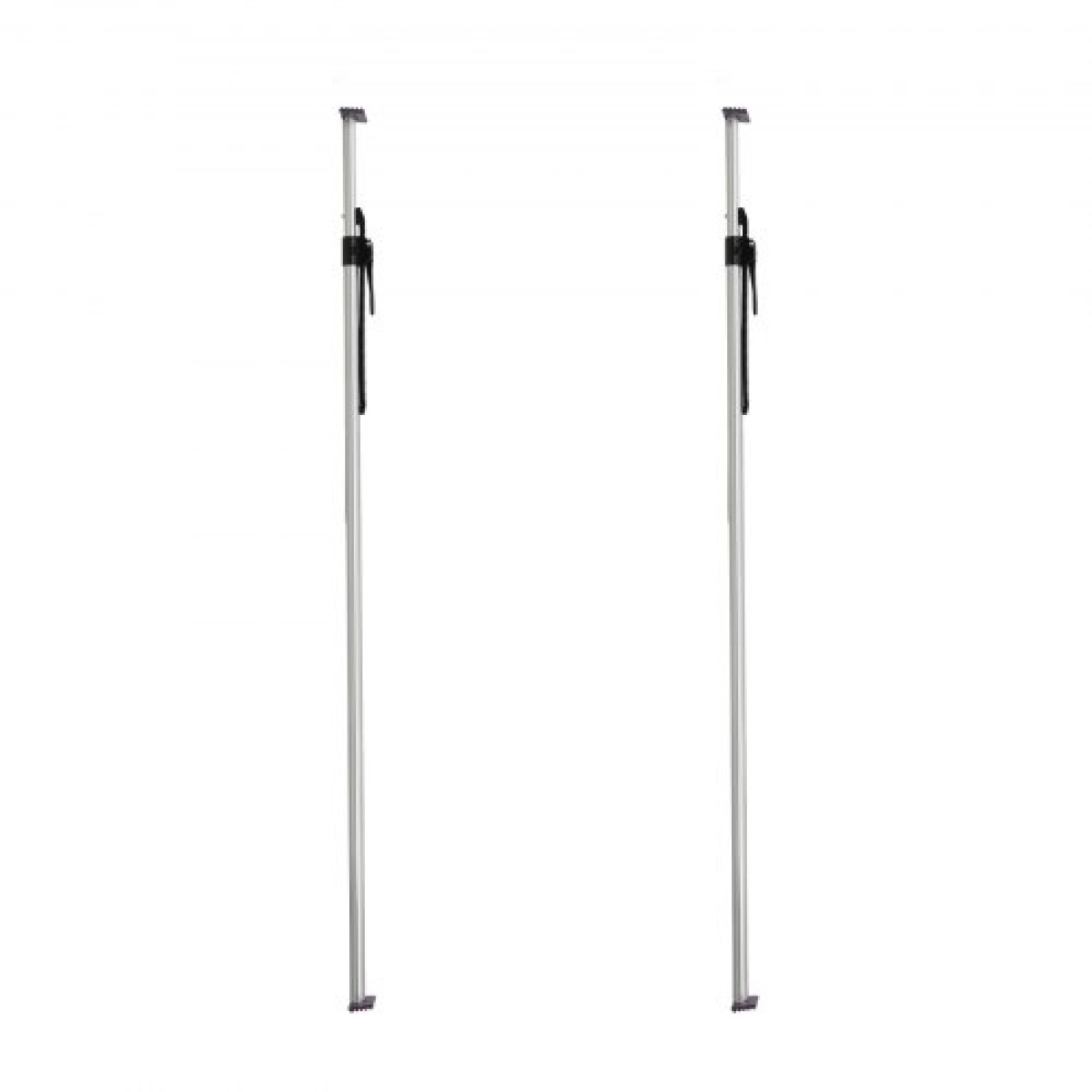 VEVOR Cargo Bar, Ratcheting Bar Cargo Ρυθμιζόμενη από 2261mm έως 2642mm, Σταθεροποιητής Cargos από χάλυβα βαρέως τύπου με αντιολισθητικό πέλμα ποδιών, ράβδοι κλειδαριάς φόρτωσης κρεβατιού φορτηγού για φορτηγό κουτί, ημιρυμουλκούμενο, ρυμουλκούμενο (2 ΤΕΜ)