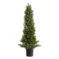 VEVOR Artificial Topiary Cedar Trees, 2 Set 914mm Faux Pine Thumbs, Fake Silk Tree Look Real, Εύκολη συναρμολόγηση για διακόσμηση Μπροστινή βεράντα Εξωτερική βεράντα Κήπος Μπαλκόνι πίσω αυλή Εσωτερικό γραφείο