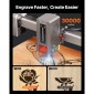 VEVOR Laser Engraver, 20W, Μηχάνημα χάραξης και κοπής με λέιζερ με κάμερα περιβλήματος, κόφτης λέιζερ, 400 x 400 mm Περιοχή εργασίας, 30000 mm/min, για ξύλο, δέρμα, γυαλί, χαρτί, ορισμένα μέταλλα, Κλάση 1