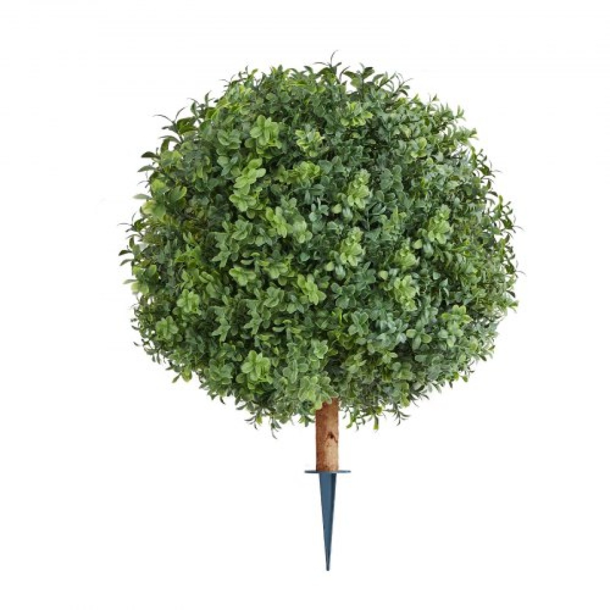 VEVOR Artificial Topiary Boxwood Trees with Ground Spike, 2 Set 559mm faux θάμνοι & θάμνοι φυτά σε γλάστρες, Fake Silk Tree Look Real for Decor Μπροστινή βεράντα Εσωτερική βεράντα Εσωτερική βεράντα Κήπος Μπαλκόνι Πίσω αυλή