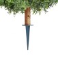 VEVOR Artificial Topiary Boxwood Trees with Ground Spike, 2 Set 559mm faux θάμνοι & θάμνοι φυτά σε γλάστρες, Fake Silk Tree Look Real for Decor Μπροστινή βεράντα Εσωτερική βεράντα Εσωτερική βεράντα Κήπος Μπαλκόνι Πίσω αυλή