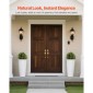 VEVOR Artificial Topiary Κυπαρίσσια με ακίδα, 2 σετ 406 χιλιοστών ψεύτικοι θάμνοι και θάμνοι σε γλάστρες, ψεύτικο μεταξωτό δέντρο φαίνεται αληθινό για διακόσμηση Μπροστινή βεράντα Εξωτερική βεράντα Εσωτερική βεράντα Κήπος Μπαλκόνι Πίσω αυλή
