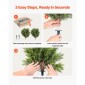 VEVOR Artificial Topiary Κυπαρίσσια με ακίδα, 2 σετ 406 χιλιοστών ψεύτικοι θάμνοι και θάμνοι σε γλάστρες, ψεύτικο μεταξωτό δέντρο φαίνεται αληθινό για διακόσμηση Μπροστινή βεράντα Εξωτερική βεράντα Εσωτερική βεράντα Κήπος Μπαλκόνι Πίσω αυλή
