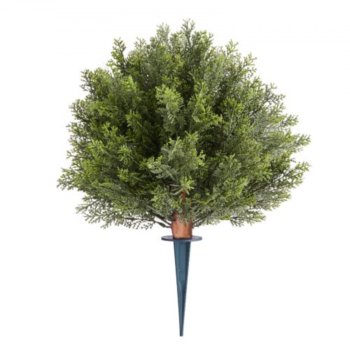 VEVOR Artificial Topiary Κυπαρίσσια με ακίδα, 2 σετ 406 χιλιοστών ψεύτικοι θάμνοι και θάμνοι σε γλάστρες, ψεύτικο μεταξωτό δέντρο φαίνεται αληθινό για διακόσμηση Μπροστινή βεράντα Εξωτερική βεράντα Εσωτερική βεράντα Κήπος Μπαλκόνι Πίσω αυλή