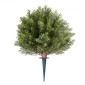 VEVOR Artificial Topiary Κυπαρίσσια με ακίδα, 2 σετ 406 χιλιοστών ψεύτικοι θάμνοι και θάμνοι σε γλάστρες, ψεύτικο μεταξωτό δέντρο φαίνεται αληθινό για διακόσμηση Μπροστινή βεράντα Εξωτερική βεράντα Εσωτερική βεράντα Κήπος Μπαλκόνι Πίσω αυλή