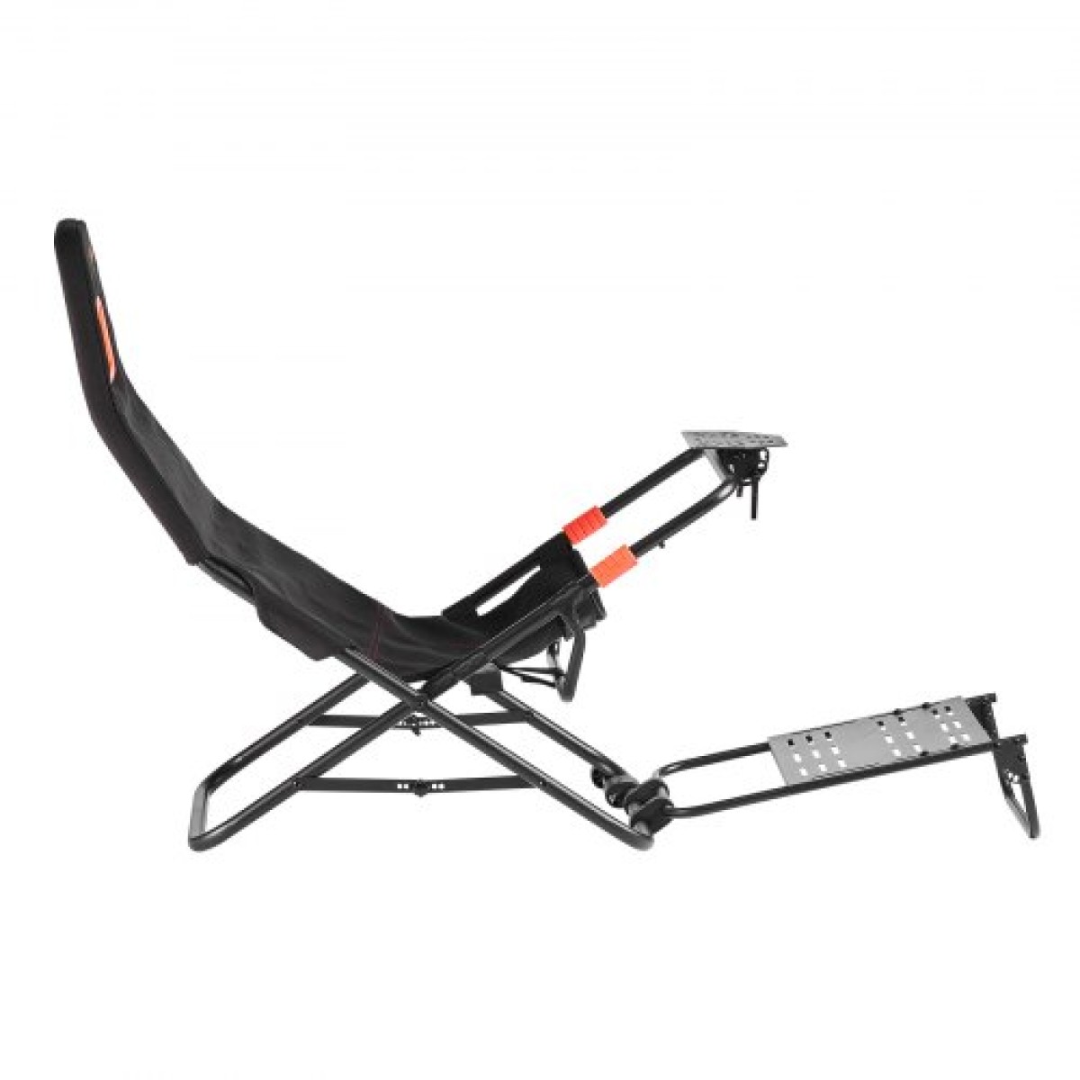 VEVOR Φορητό Racing Wheel Stand, Αναδιπλούμενο & Ρυθμιζόμενο Steering Sim Wheel Stand, Εσωτερικό πλάτος καθίσματος 470 mm, Συμβατό με Logitech G923/G920/G29, Thrustmaster T248P, Fanatec, Hori, Mad Catz, Μαύρο