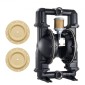 VEVOR Air Operated Double Diaphragm Pump, 598 L/min Max, Standard Int & Out Out Air Pneumatic Waste Oil Transfer Pump, Σώμα από κράμα αλουμινίου, Διπλά διαφράγματα, για πετρέλαιο, γράσο, κηροζίνη, βενζίνη