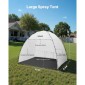 VEVOR Portable Paint Booth Tent, 2330 x 1720 x 1900mm Painting Tent Station, Spray Shelter με ενσωματωμένο δάπεδο & δικτυωτή οθόνη, μεγάλος χώρος, Oxford σκηνές βαφής με σπρέι για ντουλάπι, καρέκλες, τραπέζια
