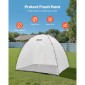 VEVOR Portable Paint Booth Tent, 2330 x 1720 x 1900mm Painting Tent Station, Spray Shelter με ενσωματωμένο δάπεδο & δικτυωτή οθόνη, μεγάλος χώρος, Oxford σκηνές βαφής με σπρέι για ντουλάπι, καρέκλες, τραπέζια