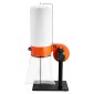 VEVOR Dust Collector, 800 CFM 2,5 Micron Vortex Cone Dust Collectors, 1HP Sawdust Collection System με 60L Dusts Collector Bag, Filter Bag και Casters, 2800 RPM High Speed, για ξυλουργική