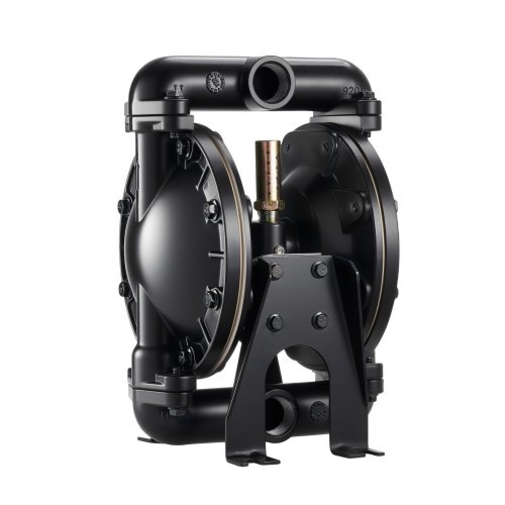 VEVOR Air Operated Double Diaphragm Pump, 132 L/min Max, Standard Int & Out Out Air Pneumatic Waste Oil Transfer Pump, Σώμα από κράμα αλουμινίου, Διπλά διαφράγματα, για ντίζελ, γράσο, κηροζίνη, βενζίνη