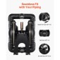 VEVOR Air Operated Double Diaphragm Pump, 132 L/min Max, Standard Int & Out Out Air Pneumatic Waste Oil Transfer Pump, Σώμα από κράμα αλουμινίου, Διπλά διαφράγματα, για ντίζελ, γράσο, κηροζίνη, βενζίνη