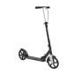 VEVOR Kick Scooter για Παιδιά Ηλικιών 8+, Έφηβοι και Ενήλικες, Μικρό σκούτερ 2 τροχών με τιμόνι ρυθμιζόμενου ύψους, φαρδύ αντιολισθητικό κατάστρωμα, αναδιπλούμενο ελαφρύ για αγόρια και κορίτσια έως 99,8 κιλά, μαύρο + ασημί
